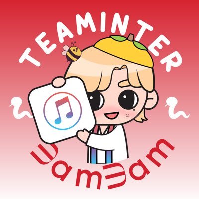 Team iTunes BamBam Inter and Team Spotify Korea BamBam !!❤️🤍