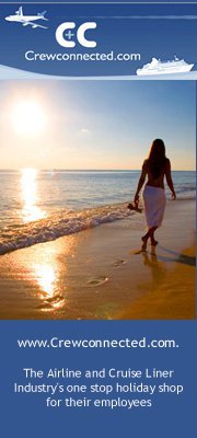 Crewconnected's profile picture. Crewconnected.com - Airline, Aviation & Cruise Industry's UNIQUELY DISCOUNTED rooms, holidays, car rentals.. for flight deck, crew & travel Industry Staff...