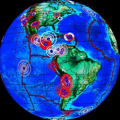 Actualidad Sísmica Mundial. 
Reportamos sismos en su mayoría mayores a +M5.0.