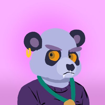 Creating a panda's PFP, learn & learn.