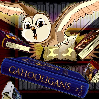 gahooliganspod's profile picture. Join CJ and PB as they talk about owls, death, and children's literature every other Monday! A proud member of @MoonshotPods

(banner by @RegularEggKing)