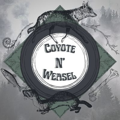 Welcome to Coyote N' Weasel! 
Small shop specializing in authentic + ethical pieces of jewelry. Coyote makes, Weasel ships.

Queer couple owned 🏳️‍⚧️🏳️‍🌈