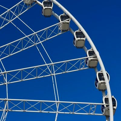 Home of Liverpool's iconic wheel, a destination landmark by both day and night, vibrant on the city skyline! 🎡#wheelliverpool