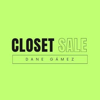 Closet Sale desde 5 solcitos.  Si te gusta una prenda, mándame la foto por DM para confirmarte si está disponible 👍
Cuenta manejada por @danegamez