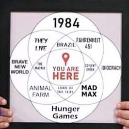 I’m here to be an itchy sweater. 

The party told you to reject the evidence of your eyes and ears. It was their final, most essential command.