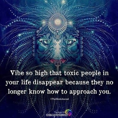 VIBE SO HIGH THAT TOXIC PEOPLE DISAPPEAR INTO THE MISTS OF TIME