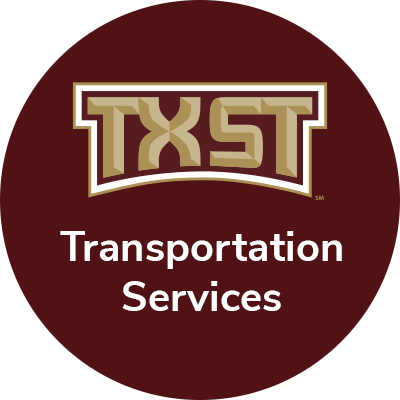 The official Twitter account for Transportation Services at Texas State University, including Parking Services, the Bobcat Shuttle, and the Bike Cave.