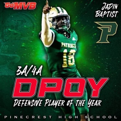 Pinecrest highschool football #18 class of 2024 (6’0) 190 OLB 40 time 4.46 3.0GPA 2x all conference 1x(DPOY) NCAA: #2401188658 https://t.co/l45u5fbUAm