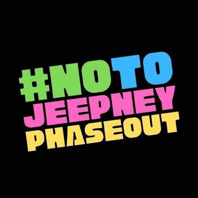 #NoToJeepneyPhaseout