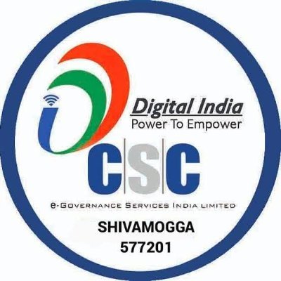 ಡಿಜಿಟಲ್ ಸೇವಾ ಸಿಂಧು
CSC VLE Worker in Shivamogga