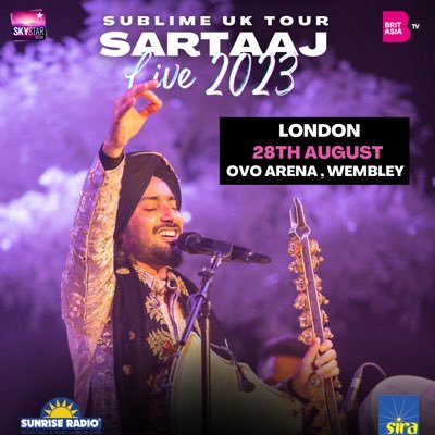 #sartaajlive Uk tours