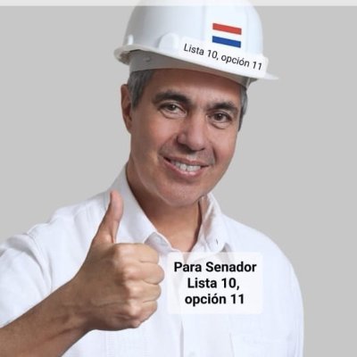 Candidato a Senador. Lista 10 opción 11
Ex presidente de la ANDE
Ex presidente de IPS
Ex decano de la Facultad de Ingeniería UNA