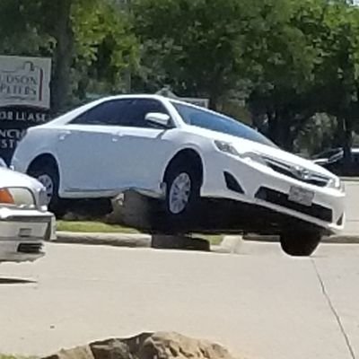 Cars parked where they shouldn't be.