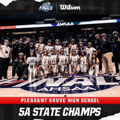 Pleasant Grove High School Lady Spartans,AL-Area 9-5A..Coach Walter Hicks. 2023 5A STATE CHAMPS!! 
Elite 8 2019,2022..Sweet 16 2020,2021
Area9 Champs 2019-2023