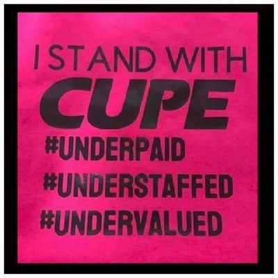 Tweets, Posts and Opinions ‎expressed are the author's own, and not necessarily those of CUPE Local 5047, its Executive and/or its Membership. 