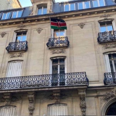 Embassy of Kenya to  France|Portugal|Serbia|Monaco|Holy See.
Bienvenue sur la page officielle de l'ambassade du Kenya France|.