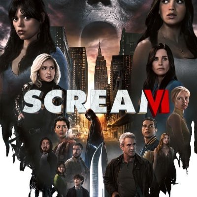 Scream VI (2023) Stream and Watch Online R 1 hr 58 min Mar 10th, 2023 Horror, Thriller, Mystery Movie Details