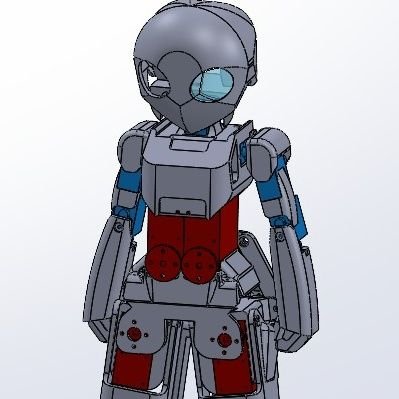 3Dプリンターで二足歩行ロボットの制作しています
せっかく自分で設計するなら誰も作ったことないような機体を作りたい！がモットーです。
今はちゃんと歩けるスタイルの良いロボットを制作中です
ROBO-ONEが目標？