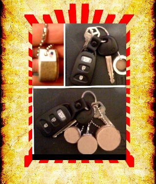 WORLD'S FIRST FREE NEW TRUE INNOVATIVE 3D TAKE ANYWHERE FASHIONABLE ROUND RING KEYCHAIN NAIL FILE