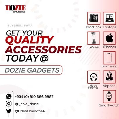 I buy,sell and swap phones. Laptop(MacBook,HP,Dell)& accessories (speakers, airpods)  you can contact me through https://t.co/V0WwUibIqp Tech Enthusiast🙏🏿