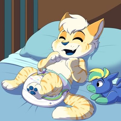 Hello ^^.My pony OC is Stormy Dash. My Cat OC is Arashi. I love pony and baby fur art. biking. And regularly attend Everfree NW.I'm 43 Abdl. 18+ only🔞. He/Him.