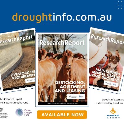 Drought Info is a farmer-focused extension & adoption program. Delivered by Kondinin Group, the program received funding from the Aus Govt Future Drought Fund.