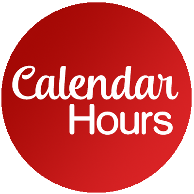 CalendarHours's profile picture. The Encyclopedia of #Time! Find all #TimeZones, #SummerTime, #TimeCalculators, #PrintableCalendars, #Holidays and #OpeningHours of major US companies. #Bitcoin