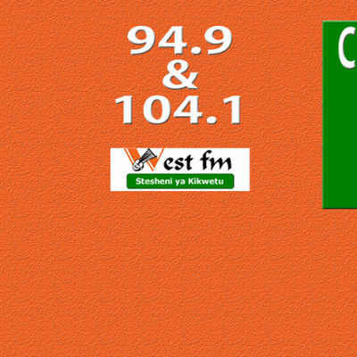 West Fm Stesheni Ya Kikwetu Official Twitter Account 

West Fm: 94.9 Western, 104.1 North Rift, 89.0 Kakamega, 102.0 Busia.