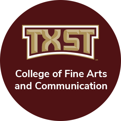 College of Fine Arts and Communication at Texas State University. Five Units. One Direction. #StudentsofFAC #BeABobcat