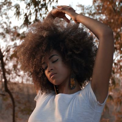 The sky is the limit, curly hair enthusiast Africa is home 🥰