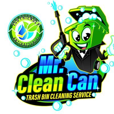 Mr Clean Can provides curb side trash bin cleaning leaving your trash bins cleaned, deodorized and sanitized on a regular basis.