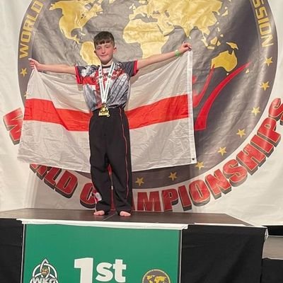 My son Oliver Wade, 10 years old, won 1st place for England at the World Championships in October 2022.