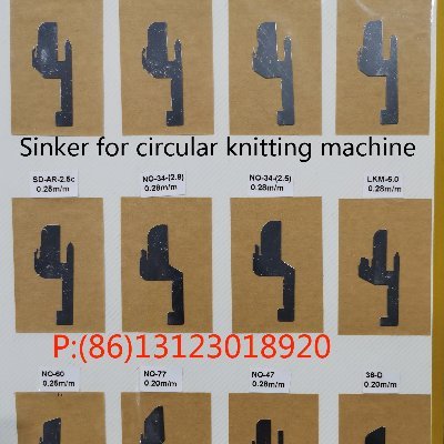 I am professional in trading all kind of parts(accessory)for circular knitting machine