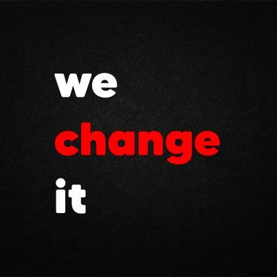 'we change it' is a project that calls out the issues that are ignored by society. It gives the overlooked a platform and hopefully makes the world a bit better