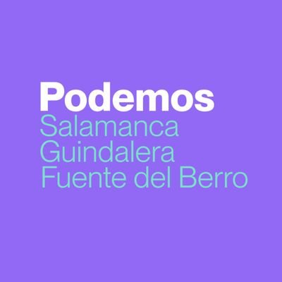 Twitter Oficial del C. de Podemos de Salamanca-Guindalera-Fuente del Berro (Dtto de Salamanca, Madrid). Contacto: guindalerafuentedelberro@circulospodemos.info