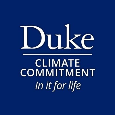 Duke Climate Commitment Twitter logo