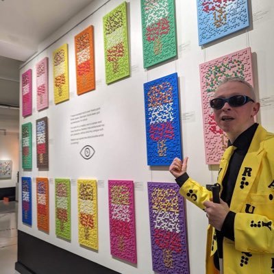 international blind braille artist breaking down barriers and inspiring the next generation so that the stigma attached to sight loss vanishes