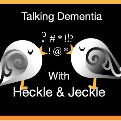 HecklePodcast's profile picture. Heckle & Jeckle are Two Health Professionals Diagnosed with Dementia. 
They are Super Funny, Candid & Smart as they Explore Lives Lived Well with Dementia!