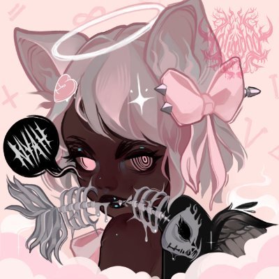 ✧ PFP lolimoogs/Gloomilo ✧ 🌸20+ ✧ NB ✧They/Them ✧ A pink cryptid vtuber ✧ https://t.co/W4Zyq7KBsB