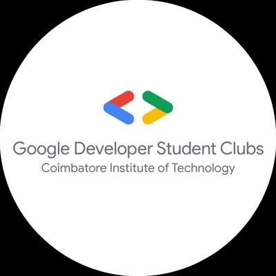 Official Twitter handle of Google Developer Students clubs at Coimbatore Institute of Technology