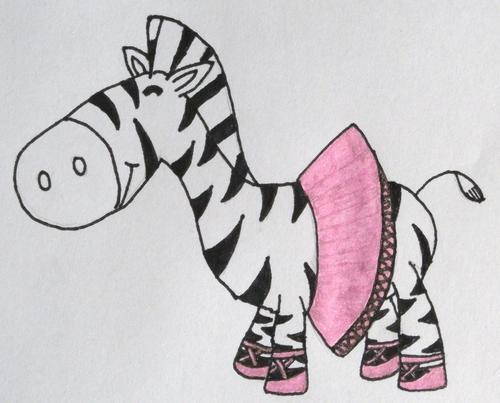 The life of a wee patchwork zebra who won't be beaten by l'âne du destin.