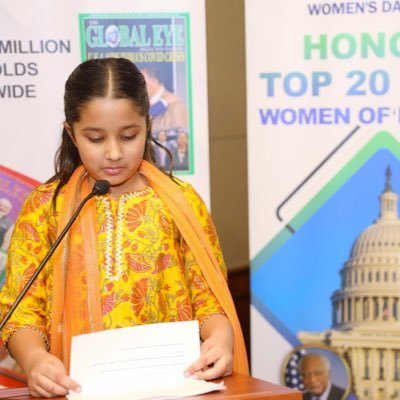 #GirlsUnStereotype Advocate l Founder #TheSheroesPledge l At 8 Yrs Youngest 🚺Day Congressional Medal Awardee🏅at the US Capitol Hill 🇺🇸l Run by Team