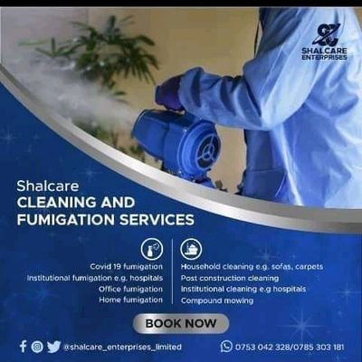 We Offer cleaning ||Fumigation/Pest Control.🇺🇬 For bugs, flies, mosquitoes, Snakes,etc.||Carpet,Sofa Cleaning || 
Contract 👌
Book us 0703828673/0782613913