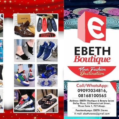 EbieOmalicha's profile picture. EBETH Boutique & Beauty Salon 
23 Nouakchott Street 
Wuse Zone 1
Abuja