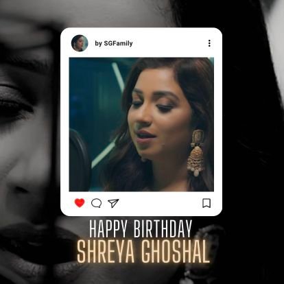 I'm here only for the Melody Queen @shreyaghoshal 🤎❤


Shreya Ghoshal Fan For Life✨