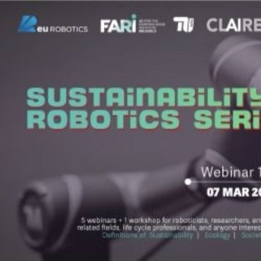 Supporting sustainability of & by robots. A topic group of @eu_Robotics. Help us make robots make a more sustainable world! (ex-killer robots also welcome)