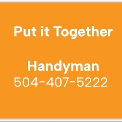 Handyman service and furniture assembly