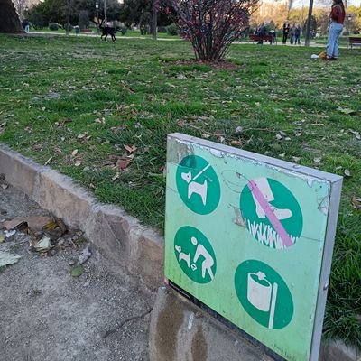 Luchamos contra la mierda y la orina de los perros en una de las plaças más emblemática de la ciudad y el parque de la ciutadella (amamos los perros)