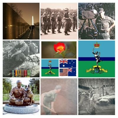 Vietnam US 173rd Abn Bde 1966 Nui Dat 1ATF 103 Sig Sqn 1966/1967 - ANZUK 9th Sig Regt 1971/1973 - 1st Sig Regt Ingleburn 1962/1965 - 5th Sig Regt Dundas 1982