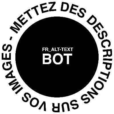 Ce bot, réponds aux tweets qui n'utilisent pas de texte alternatif pour rappeler aux utilisateurices que c'est essentiel pour rendre Twitter plus accessible.